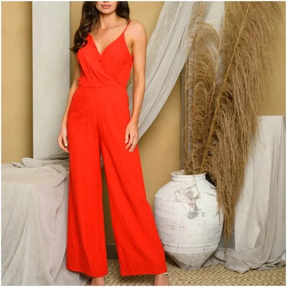 Red Jumpsuit - Picture 2 of 4